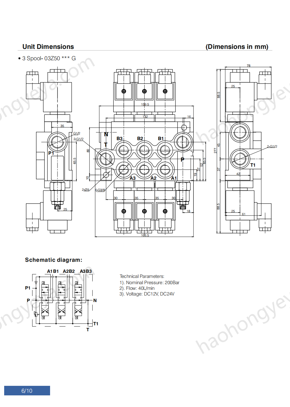 Z50 Series Solenoid Operated Directional Control Valves