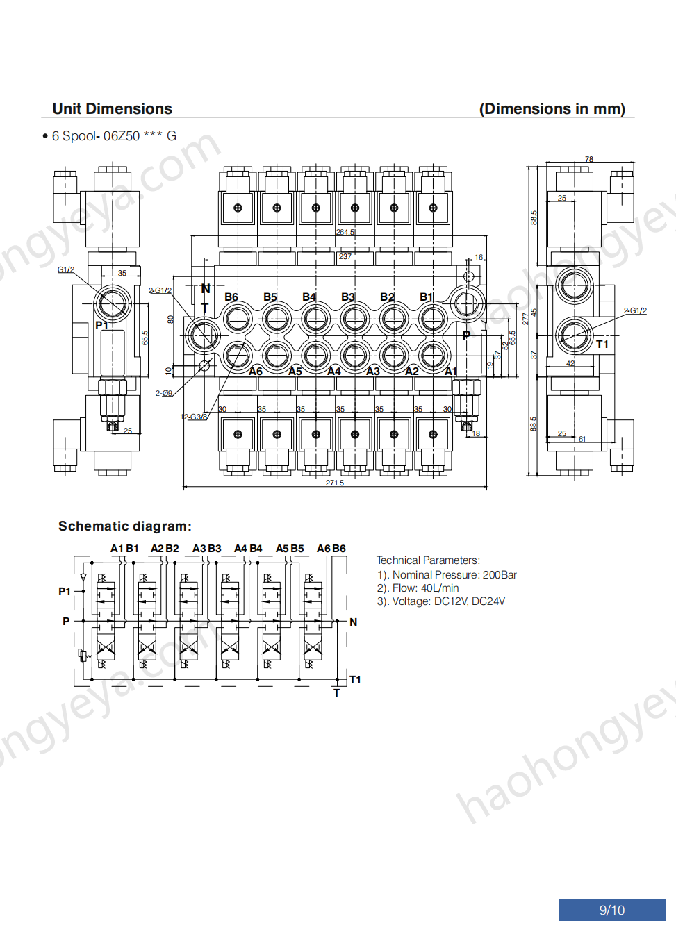 Z50 Series Solenoid Operated Directional Control Valves